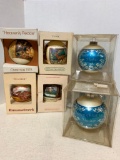 Group of Christmas Ornaments in Boxes as Pictured