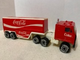 1987 Remco Toys, Plastic Trailer and Metal Coca-Cola Truck