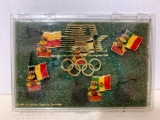 Set of 5 1984 Olympic Lapel Pins