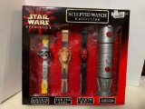 Star Wars, Episode One, Sculpted Watch Collection in Original Packaging