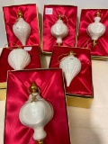 6 Lenox Christmas Ornaments