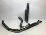Used Harley Davidson Exhaust Marked 66855-10A 60313 1321-2 Catalyst and Heat Shield