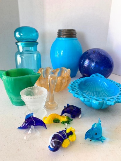 Interesting Group of Glass Items