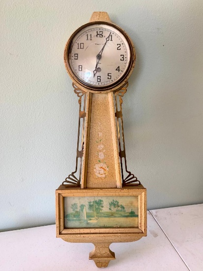 Vintage, Waterbury Banjo Clock Number 1