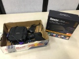 Two Roku Boxes with Remote Controls