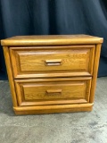 2 Drawer Night Stand (Matches lot 23)