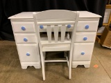 Painted Desk and Chair