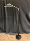 Black and Gold Adjustable Floor Lamp