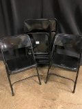 4 Metal Folding Chairs as Pictured