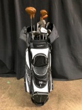 Set of Golf Clubs in Bag as Pictured