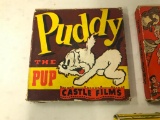 Two Vintage, Castle Film 16mm Reels, Puddy the Pup and Fun Cartoons-Jack Frost