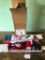Die Cast, Stars and Stripes Truck and Chopper in Box, 16