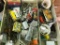 Contents of Metal Cabinet Drawer of Electrical Items, Gutter Screws and More