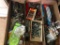 Contents of Metal Cabinet Drawer of Pullers, Saw Blades and More