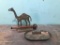 Brass Lama and Ash Tray as Shown, Lama is 6