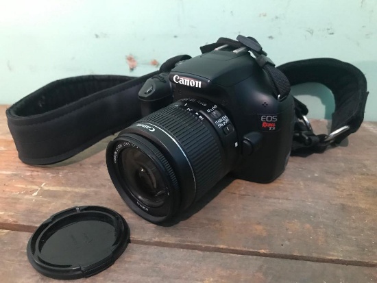 Canon EOS, Rebel T3 Digital Camera with All Shown