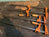 Pair of Metal Wood Clamps