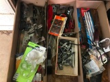 Contents of Metal Cabinet Drawer of Pullers, Saw Blades and More