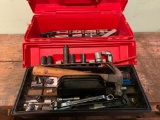 Tool Box with Sockets and Tools as Pictured