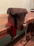 Small Bench Vise, 4 1/2 inch vice