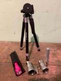 Small Targus Tri-Pod, A Flashling and Opera Glasses