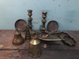 Group of Brass Items, The Candle Sticks are Just Under 7