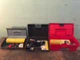 Group of Soldering Kits in Tool Boxes as Shown