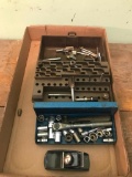 Group of Tools with Plane, Socket Set and Bits