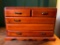 Wood Jewelry or Trinket Box with Some Missing Handles