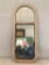 Vintage, Oval Wood Mirror