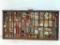 Hamilton, Typesetter Drawer with Large Selection of Miniatures Glued into it, 32