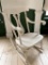 Painted White, Antique Rocking Chair