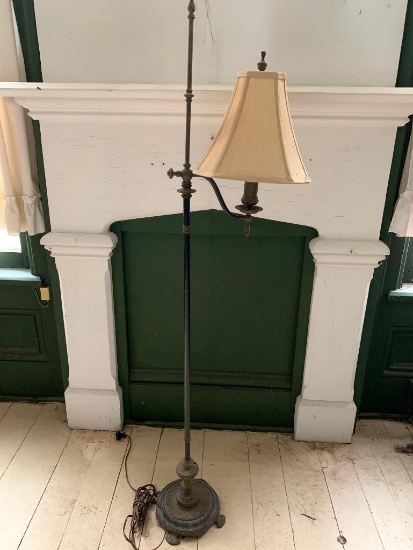 Antique, Metal Floor Lamp, 54" Tall