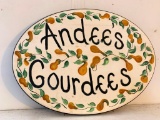Andee's Gourdees, Hand Painted Sign by Andrea Parrott