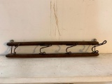 Antique, Wall Hanging Coat Rack, 20