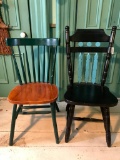 Mis-Matched Pair of Kitchen Chairs as Pictured