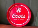 Vintage, Metal, Coors Beer Tray, 13