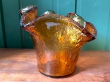 Amber Glass Bowl, 9