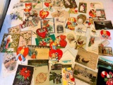 Group of Vintage and Antique Valentines as Pictured