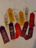 Group of Montgomery County Fair Ribbons as Pictured