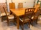 Stanley, Oak Finish Table and Chairs