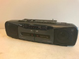 Working, RCA Bass Boost AM/FM Radio with Dual Cassette Recorder