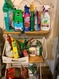 Shelf and Contents of Plant Spray and Chemicals