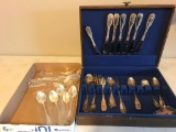 Group of Community Silver Plated Flatware with Box