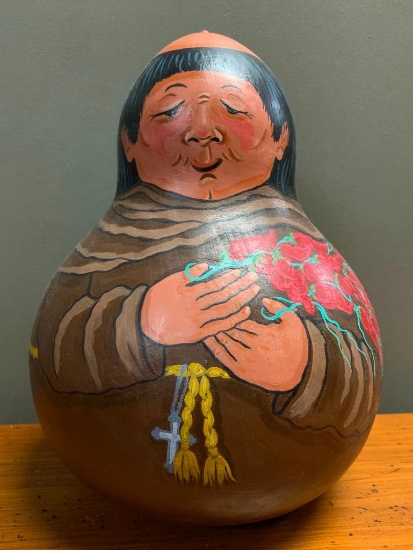 Painted Gourd of Southwest Style Monk
