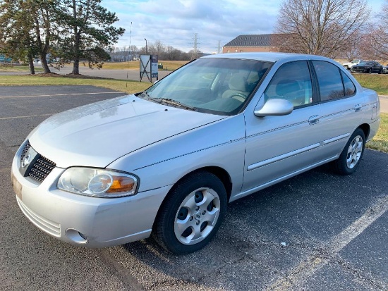 2006 Nissan Sentra Passenger Car, VIN # 3N1CB51D06L474020, 103,932 Miles on it