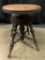 VIntage Antique Piano Stool With Ball and Claw Feet