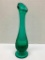 Small Green Fluted Vase 7