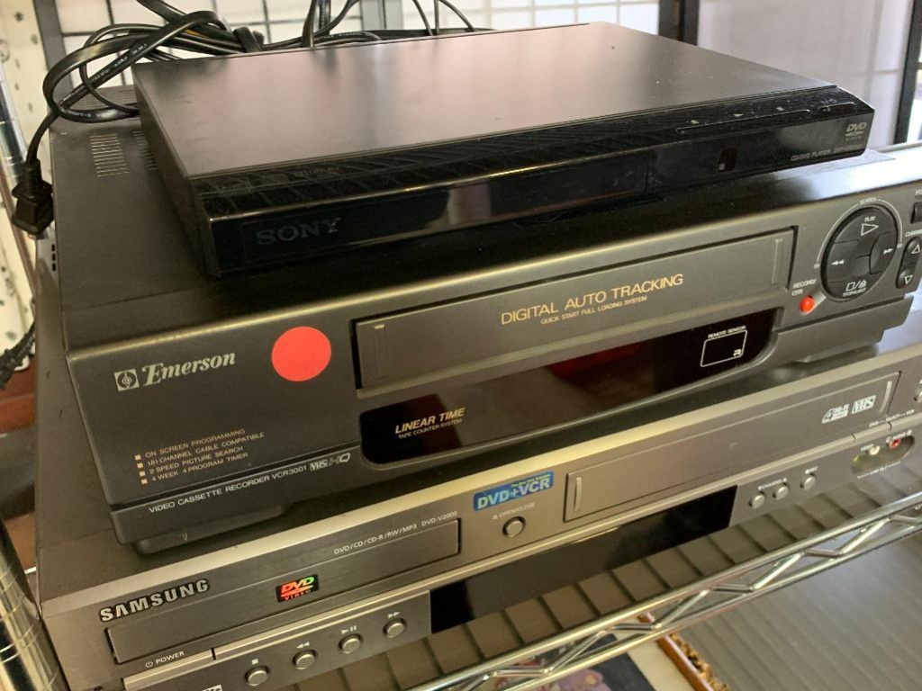 Sony DVD Player, Emerson VHS, Samsung VHS/DVD | Estate & Personal Property  | Online Auctions | Proxibid