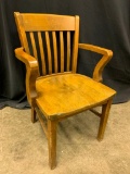 Antique Solid Wood Arm Chair (Matt Dillion Chair as My Grandpa Used to Call Them!)